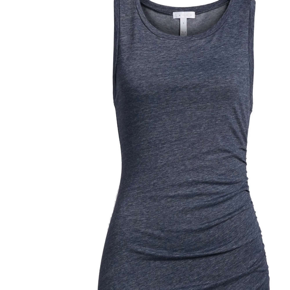 Leith Body Con Ruched Dress BLACK